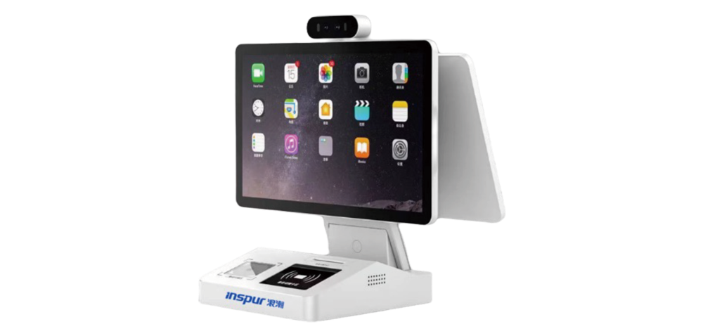 9001cc 以诚为本 9001cc人社桌面双屏招聘终端MST1...